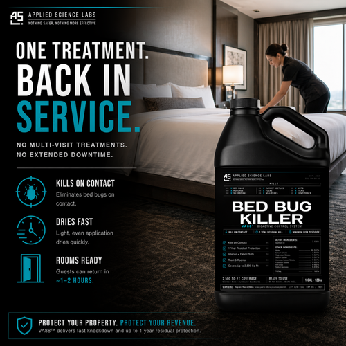 VA88 - Bed Bug Killer For Hotels, Bedrooms, Vacation Rentals